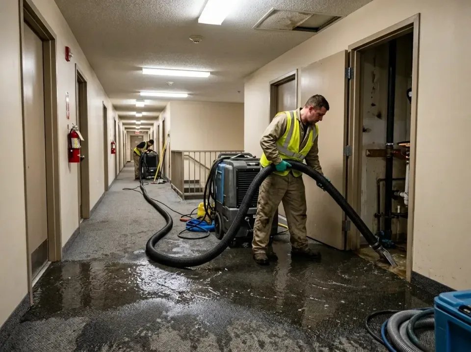 multi-unit-apartment-hallway-f-005 — frequently asked questions, Emergency Burst Pipe Water Extraction & Removal in Bangor B…